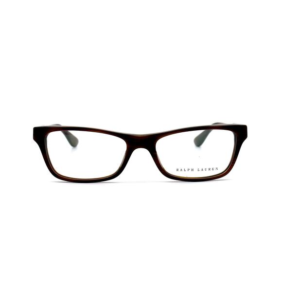 RALPH LAUREN RL 6115 5472 BROWN HORN AUTHENTIC EYEGLASSES FRAME - Picture 2 of 12